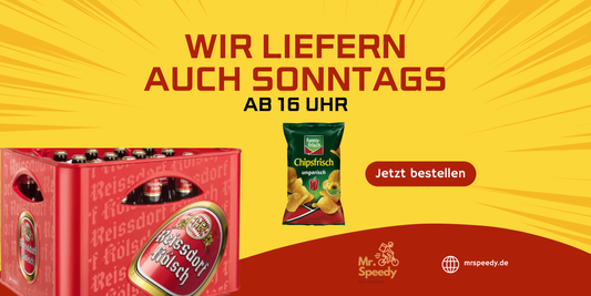 Wir liefern auch Sonntags