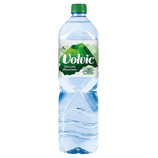 Volvic Mineralwasser Naturelle Flasche Mehrweg 1 Liter